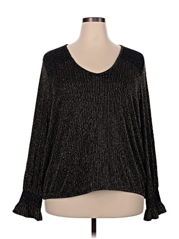 Carmen Carmen Marc Valvo Long Sleeve Top (view 1)