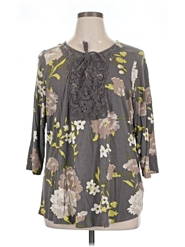 SONOMA life + style 3/4 Sleeve Blouse (view 1)