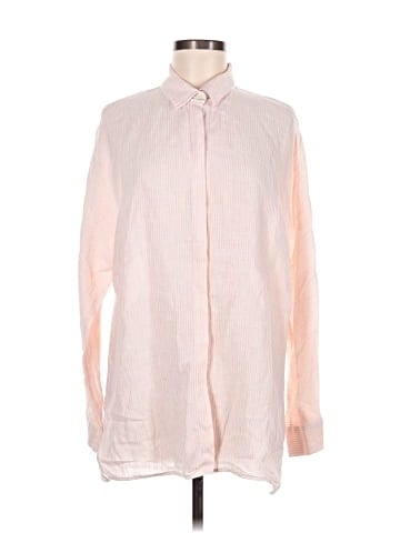 Lafayette 148 New York Long Sleeve Button-Down Shirt (view 1)