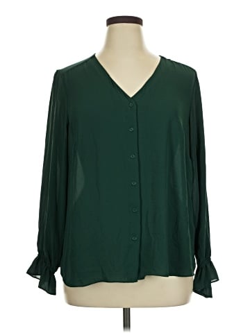 T Tahari Long Sleeve Blouse (view 1)