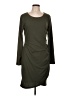 AVLN Studio Solid Green Casual Dress Size L - photo 1