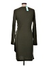 AVLN Studio Solid Green Casual Dress Size L - photo 2