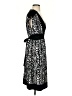 DressBarn Graphic Black Cocktail Dress Size 4 - photo 4