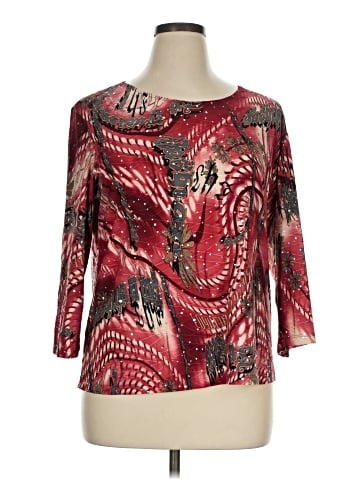 DressBarn 3/4 Sleeve T-Shirt (view 1)