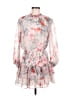 TCEC 100% Polyester Floral Pink Cocktail Dress Size M - photo 1