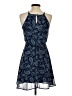 Blue Rain 100% Polyester Paisley Blue Casual Dress Size XXS - photo 2