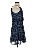 Blue Rain 100% Polyester Paisley Blue Casual Dress Size XXS - photo 4