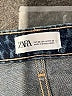 Zara Blue Denim Shorts Size 4 - photo 3
