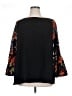 Jessica London 100% Polyester Black 3/4 Sleeve Blouse Size 18 - photo 1