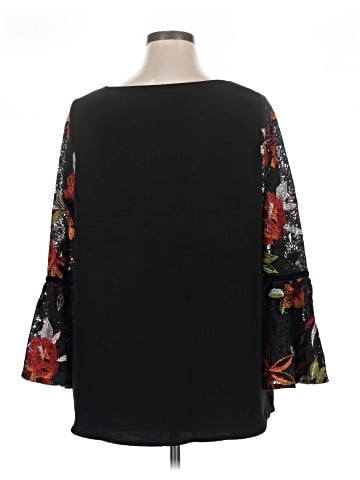Jessica London 3/4 Sleeve Blouse (view 2)