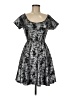 Rolla Coster Graphic Silver Cocktail Dress Size M - photo 1