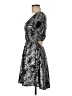 Rolla Coster Graphic Silver Cocktail Dress Size M - photo 5