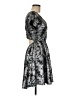 Rolla Coster Graphic Silver Cocktail Dress Size M - photo 4