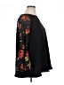 Jessica London 100% Polyester Black 3/4 Sleeve Blouse Size 18 - photo 4