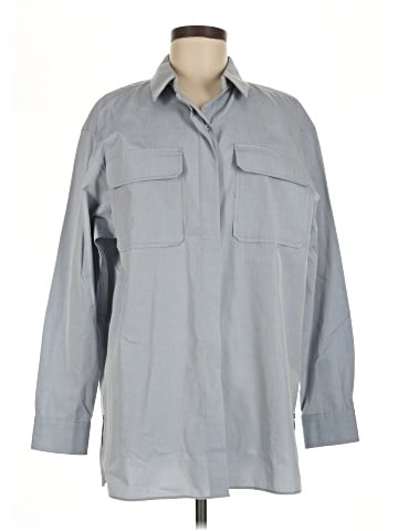 Lafayette 148 New York Long Sleeve Button-Down Shirt (view 1)