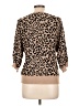 By Design Animal Print Tan Pullover Sweater Size L - photo 2