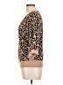 By Design Animal Print Tan Pullover Sweater Size L - photo 5