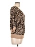 By Design Animal Print Tan Pullover Sweater Size L - photo 4