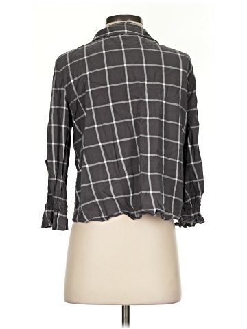 Divided by H&M 3/4 Sleeve Button-Down Shirt (view 2)