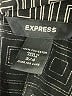Express 100% Polyester Houndstooth Black Cocktail Dress Size 3 - 4 - photo 7