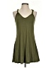 Alya Solid Green Casual Dress Size S - photo 1