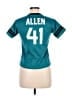Team 100% Polyester Teal Short Sleeve Top Size M - photo 2