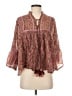 Assorted Brands Brown 3/4 Sleeve Blouse Size S - photo 1