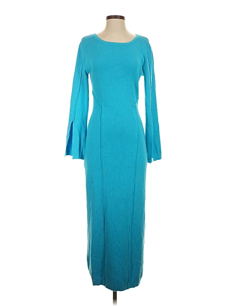 Pre-owned Commense Casual Dress In Teal