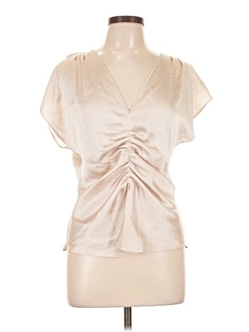White House Black Market Short Sleeve Blouse (view 1)