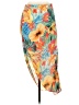 Shein Tropical Orange Casual Skirt Size 4 - photo 2