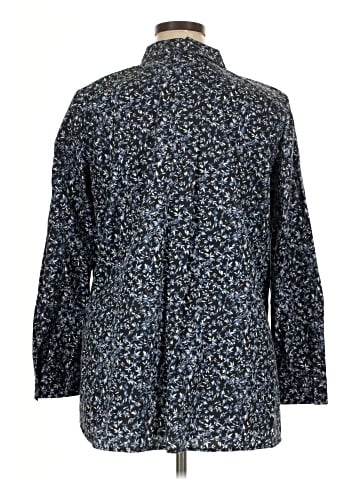 Lafayette 148 New York Long Sleeve Button-Down Shirt (view 2)