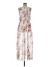 Robbie Bee Floral Ivory Casual Dress Size 8 - photo 1