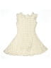 Rare Editions 100% Polyester Tweed Ivory Dress Size 10 - photo 2