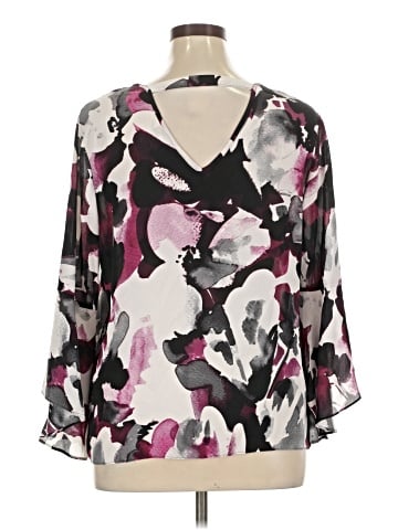 Counterparts 3/4 Sleeve Blouse (view 2)