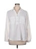 Chenault 100% Polyester Ivory Long Sleeve Blouse Size XL - photo 1