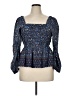 Vineyard Vines Blue 3/4 Sleeve Blouse Size XL - photo 1