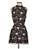 DR2 100% Recycled Polyester Floral Black Cocktail Dress Size S - photo 1
