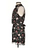 DR2 100% Recycled Polyester Floral Black Cocktail Dress Size S - photo 5