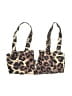 Miss Selfridge Animal Print Brown Swimsuit Top Size 4 - photo 1