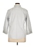 L.L.Bean 100% Cotton Stripes Silver 3/4 Sleeve Button-Down Shirt Size XL - photo 2