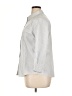 L.L.Bean 100% Cotton Stripes Silver 3/4 Sleeve Button-Down Shirt Size XL - photo 5