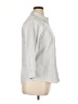 L.L.Bean 100% Cotton Stripes Silver 3/4 Sleeve Button-Down Shirt Size XL - photo 4