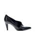 Nine West 100% Leather Black Heels Size 9 1/2 - photo 1