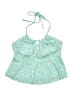 Decree Floral Green Swimsuit Top Size L - photo 1