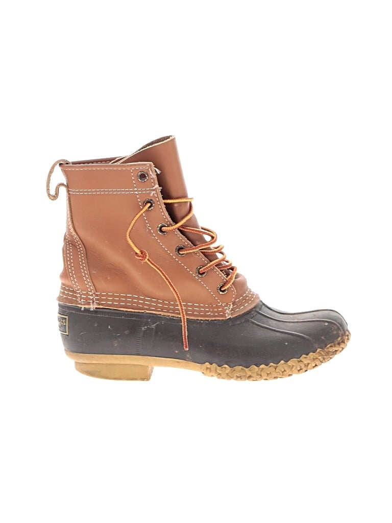 Pre-owned L.l.bean Rain Boots In Brown
