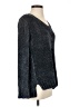Orvis 100% Polyester Metallic Gray Pullover Sweater Size S - photo 4