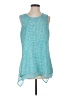 Fever 100% Polyester Teal Sleeveless Blouse Size S - photo 1