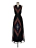Old Navy 100% Polyester Argyle Black Cocktail Dress Size XS - photo 1