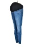 Isabel Maternity Color Block Blue Jeggings Size 8 - photo 1
