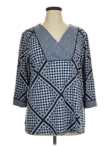 Charter Club 3/4 Sleeve Blouse (view 1)